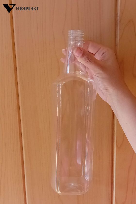 بطری ۱ لیتر الماس شش گوش ۴۴ گرم دهانه ۲۸