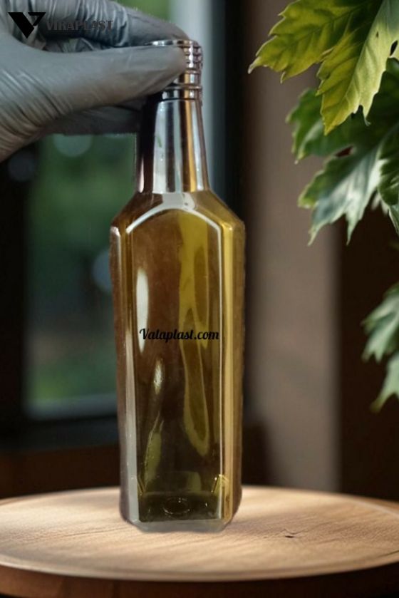 بطری ۵۰۰ سی سی دهانه ۲۸ الماس سبز