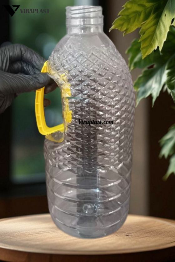 بطری دسته دار رویال۳لیتری دهانه ۴۵